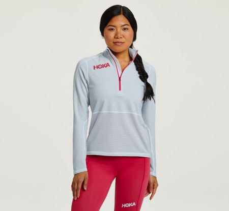 Hoka One One 1/2 Zip Midlayer - Jachete Dama Plein Air | RO-hslo1qM